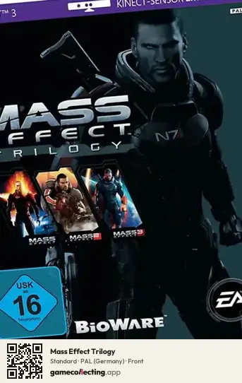 Mass Effect Trilogy Xbox 360, Germany box front