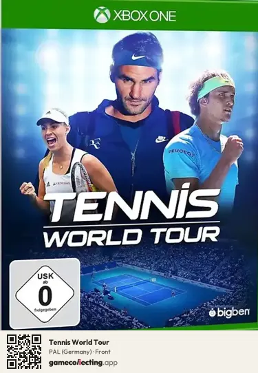 Tennis World Tour Xbox One, Germany box front