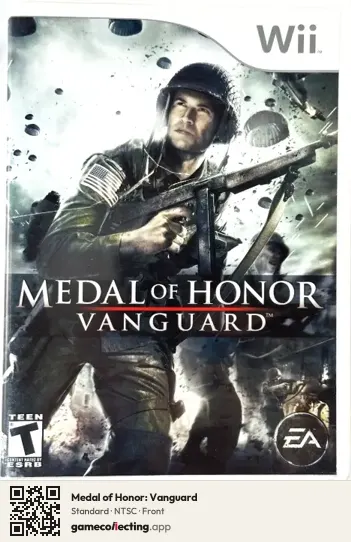 Medal of Honor: Vanguard Nintendo Wii, NTSC box front