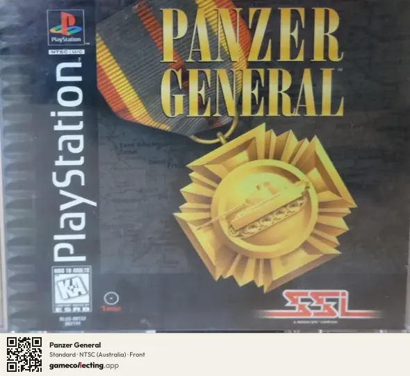 Panzer General PlayStation, Australia box front