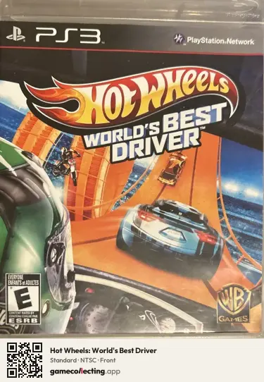 Hot Wheels: World's Best Driver PlayStation 3, NTSC box front