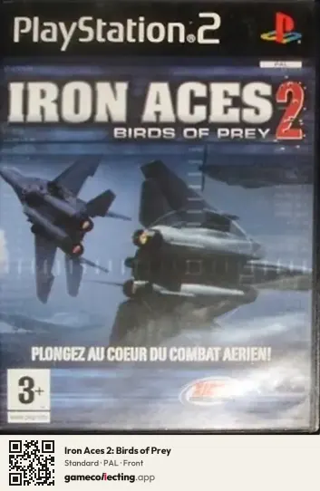 Iron Aces 2: Birds of Prey PlayStation 2, PAL box front