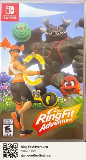 Ring Fit Adventure Nintendo Switch, NTSC box front