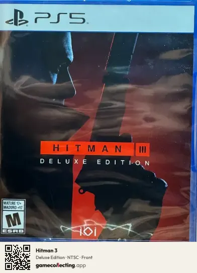 Hitman 3 PlayStation 5, NTSC box front