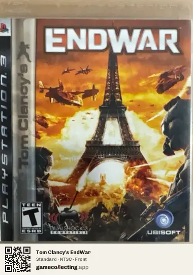 Tom Clancy's EndWar PlayStation 3, NTSC box front