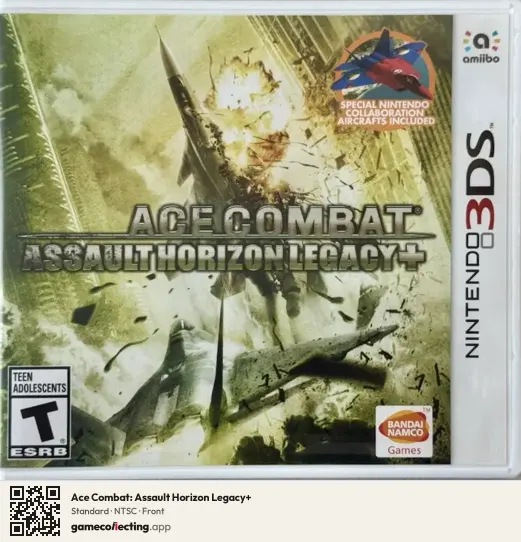 Ace Combat: Assault Horizon Legacy+ Nintendo 3DS, NTSC box front