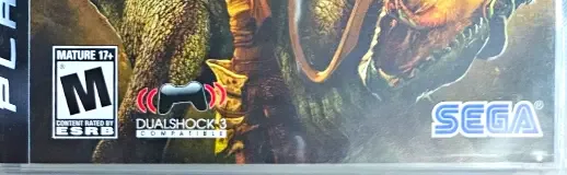 Golden Axe: Beast Rider, the ESRB box on its front