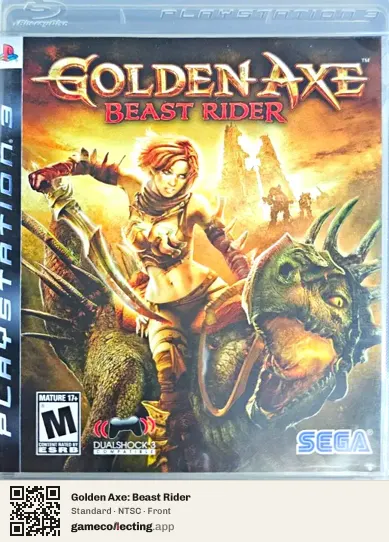 Golden Axe: Beast Rider PlayStation 3, NTSC box front