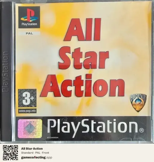 All Star Action PlayStation, PAL box front