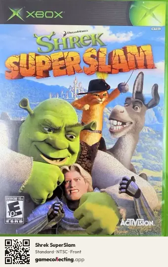 Shrek SuperSlam Xbox, NTSC box front