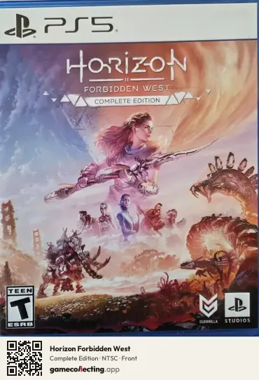 Horizon Forbidden West PlayStation 5, NTSC box front