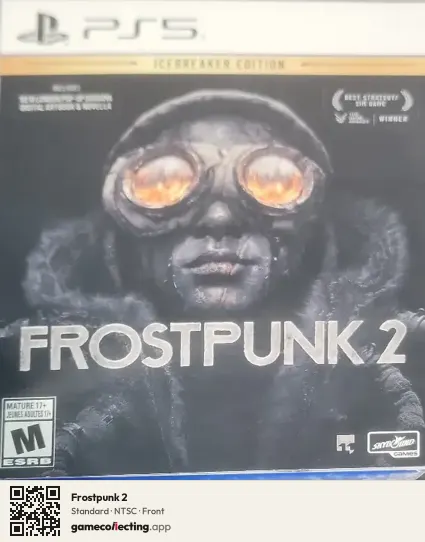 Frostpunk 2 PlayStation 5, NTSC box front