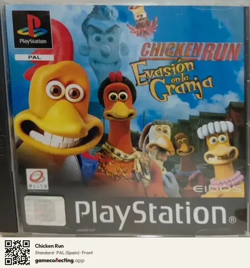 Chicken Run PlayStation, Spain box front