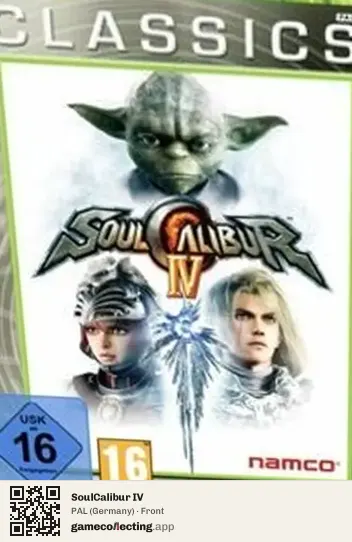 SoulCalibur IV Xbox 360, Germany box front