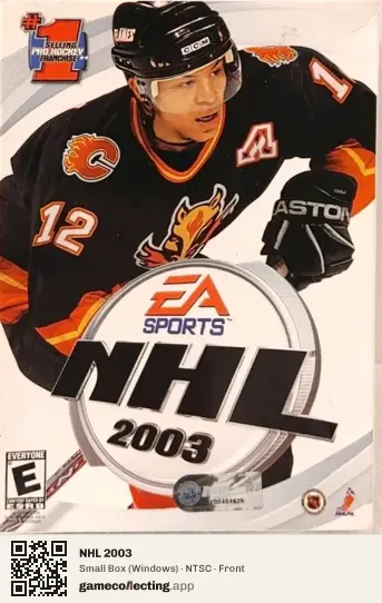 NHL 2003 Computer, NTSC box front