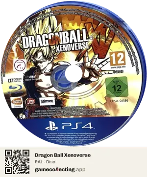 Dragon Ball Xenoverse PlayStation 4, PAL disc