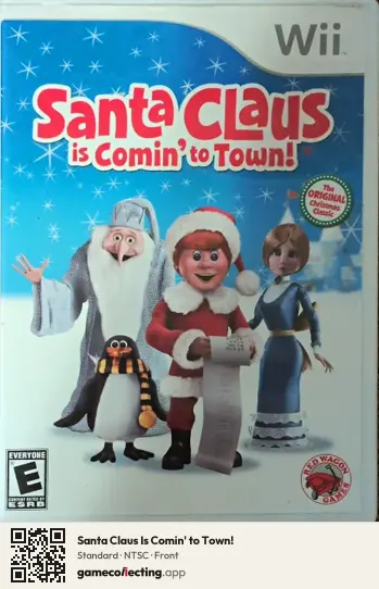 Santa Claus Is Comin' to Town! Nintendo Wii, NTSC box front