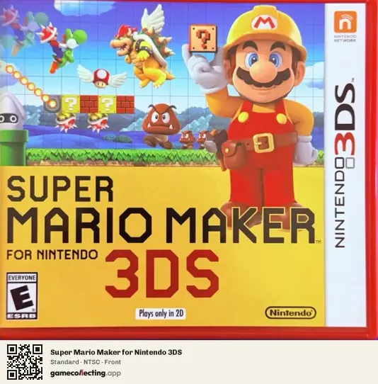 Super Mario Maker for Nintendo 3DS Nintendo 3DS, NTSC box front