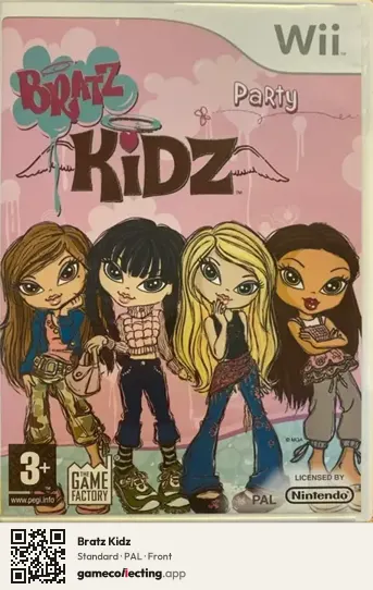 Bratz Kidz Nintendo Wii, PAL box front