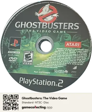 Ghostbusters: The Video Game PlayStation 2, NTSC disc