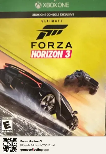Forza Horizon 3 Xbox One, NTSC box front