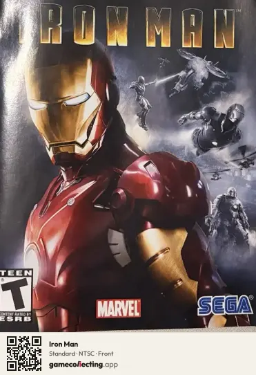 Iron Man PlayStation 3, NTSC box front