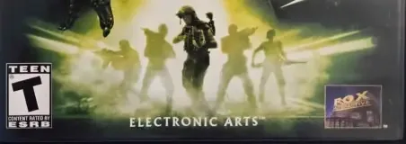 Aliens Versus Predator: Extinction, the ESRB box on its front
