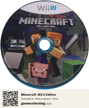 Minecraft: Wii U Edition Nintendo Wii U, Asia disc