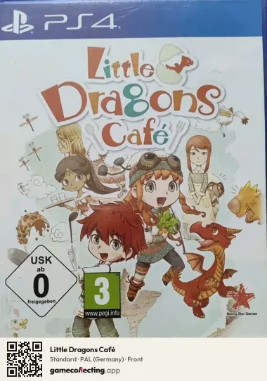 Little Dragons Café PlayStation 4, Germany box front
