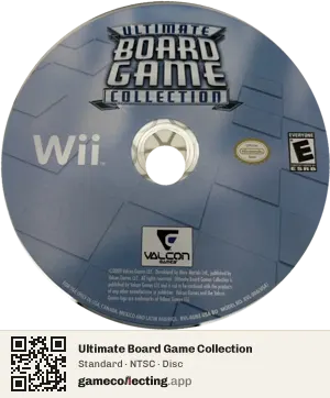 Ultimate Board Game Collection Nintendo Wii, NTSC disc