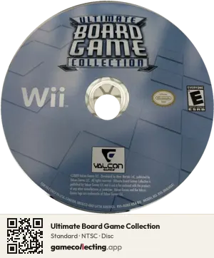 Ultimate Board Game Collection Nintendo Wii, NTSC disc