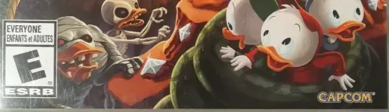 DuckTales: Remastered, the ESRB box on its front