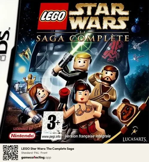 LEGO Star Wars: The Complete Saga Nintendo DS, PAL box front