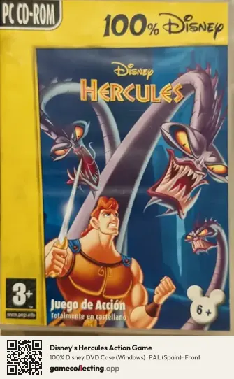 Disney's Hercules Action Game Computer, Spain box front