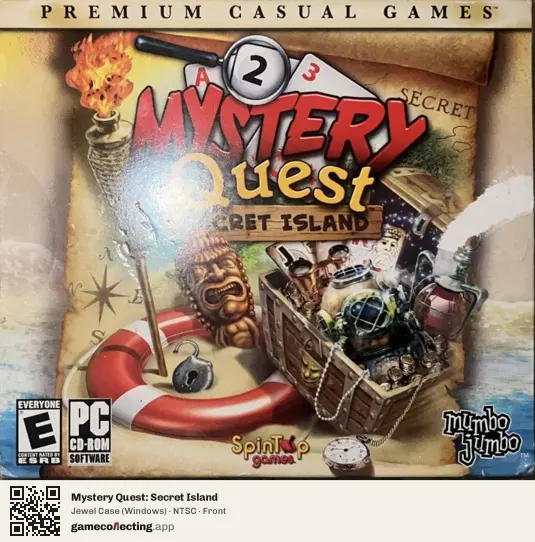 Mystery Quest: Secret Island Computer, NTSC box front