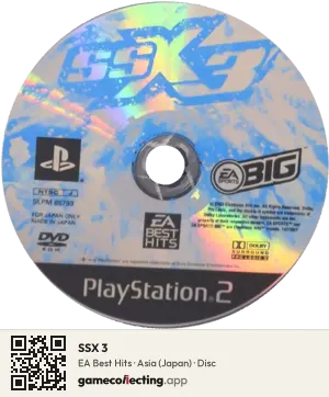 SSX 3 PlayStation 2, Asia disc