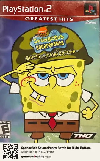 SpongeBob SquarePants: Battle for Bikini Bottom PlayStation 2, NTSC box front