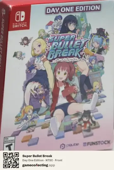 Super Bullet Break Nintendo Switch, NTSC box front