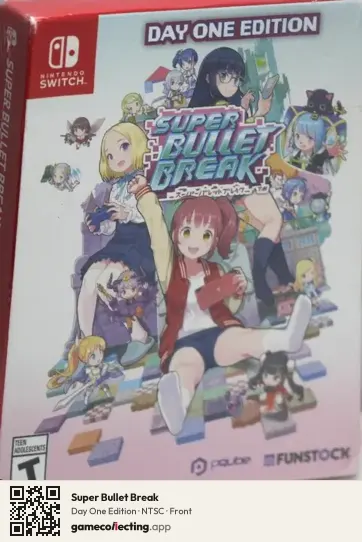 Super Bullet Break Nintendo Switch, NTSC box front