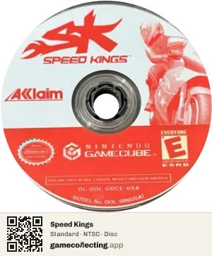 Speed Kings Nintendo GameCube, NTSC disc