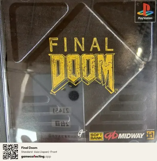 Final Doom PlayStation, Asia box front