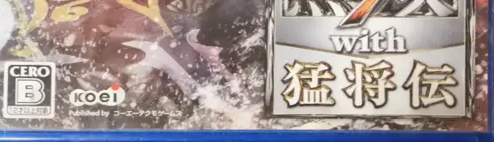 Dynasty Warriors 8: Xtreme Legends, the CERO letter on its front