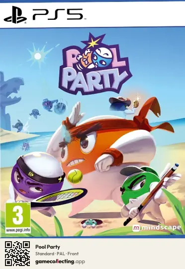 Pool Party PlayStation 5, PAL box front