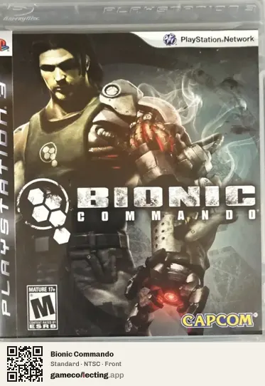 Bionic Commando PlayStation 3, NTSC box front