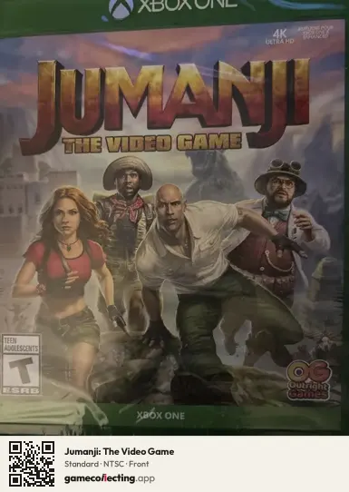 Jumanji: The Video Game Xbox One, NTSC box front