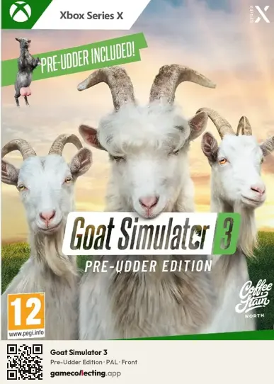 Goat Simulator 3 Xbox Series X, PAL box front