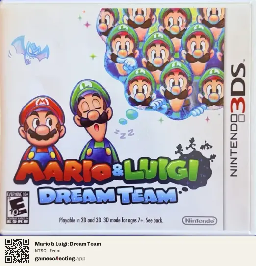 Mario & Luigi: Dream Team Nintendo 3DS, NTSC box front