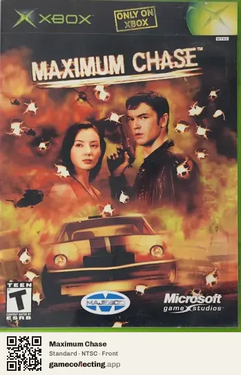 Maximum Chase Xbox, NTSC box front