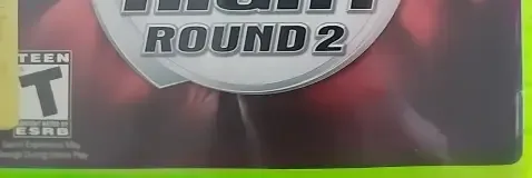 Fight Night Round 2, the ESRB box on its front