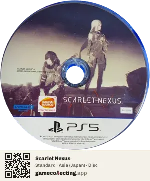 Scarlet Nexus PlayStation 5, Asia disc